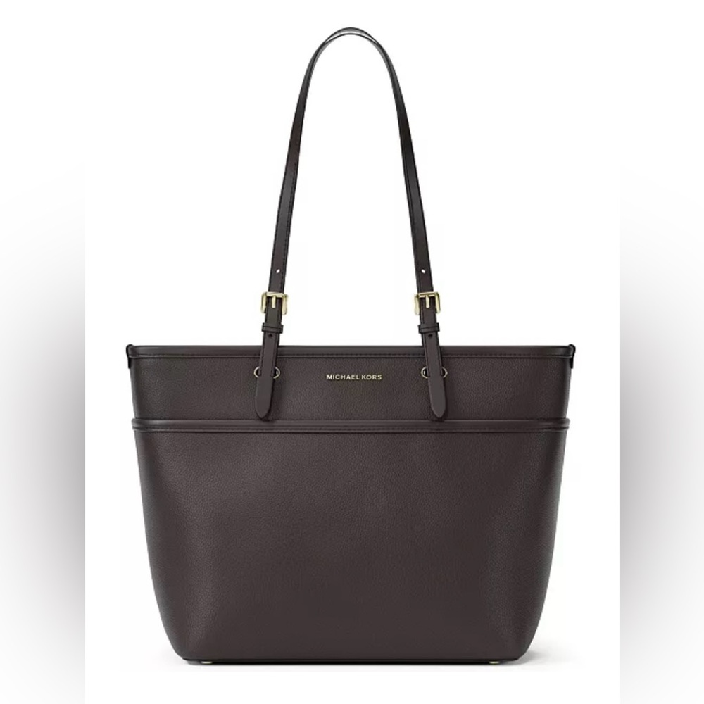 Michael Kors Winston Large Leather Zip-Top Tote Bag